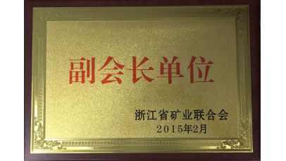 浙江省礦業聯合會副會長單位